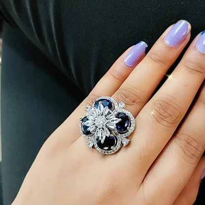 Caroline Cocktail Adjustable Ring