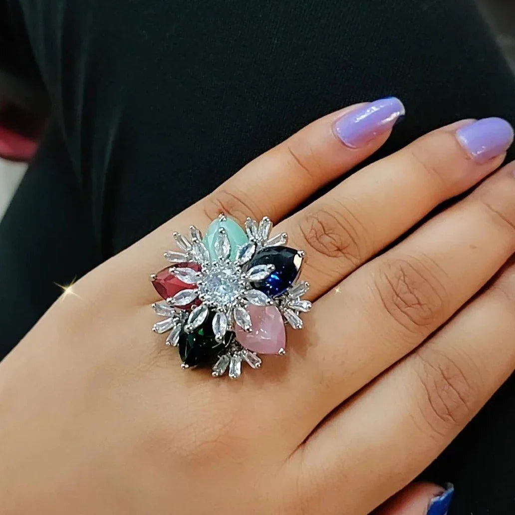 Quinn Cocktail Adjustable Ring