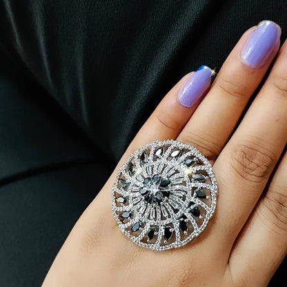 Natalia Cocktail Adjustable Ring
