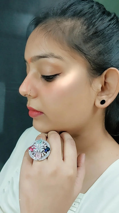 Madelyn Cocktail Adjustable Ring
