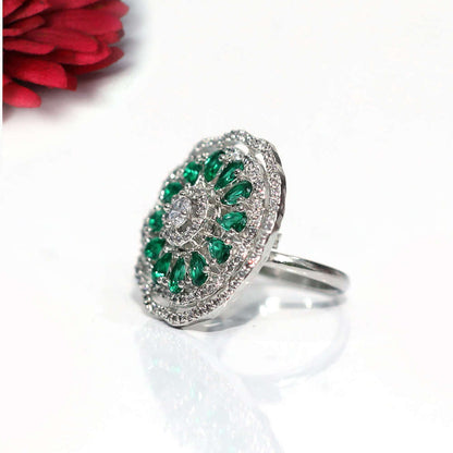 Iris Cocktail Adjustable Ring
