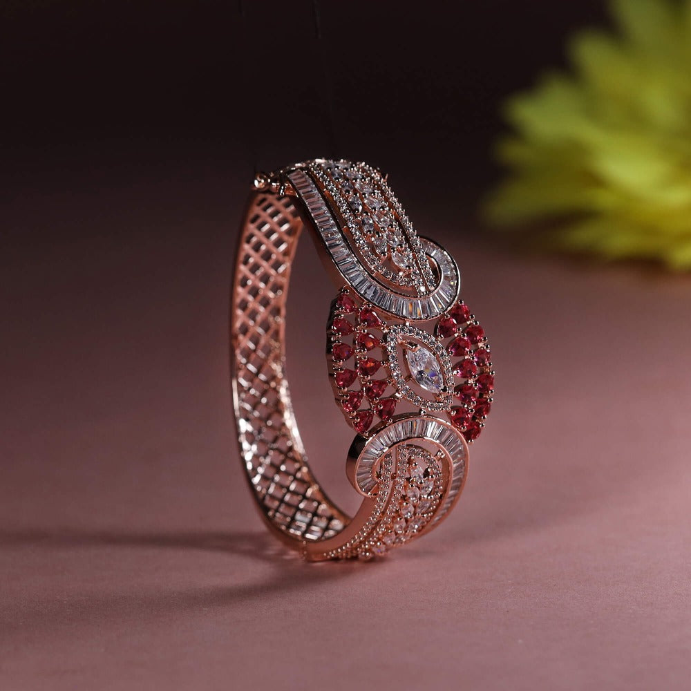 Fiona Rose Gold Pink Bracelet