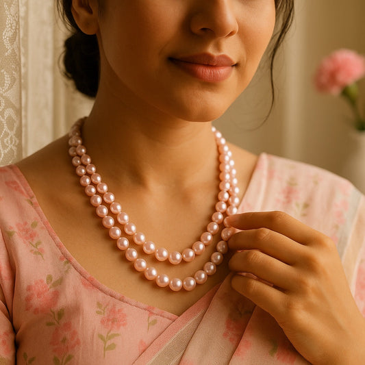 Blush Pearl Glow Necklace