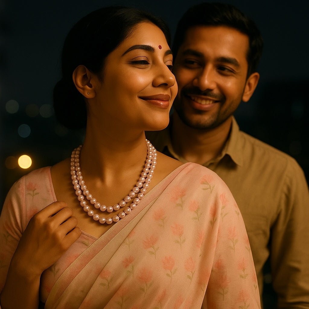 Blush Pearl Glow Necklace